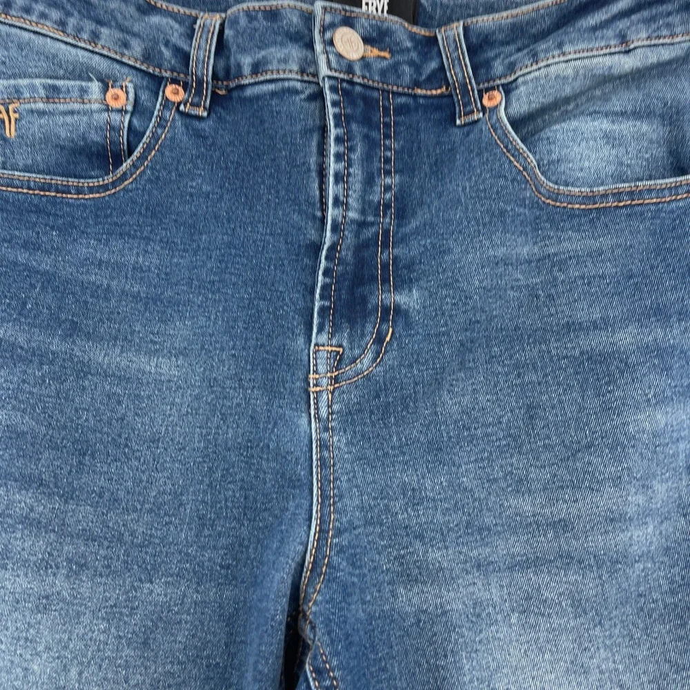 Frye Womens Jeans Size 4/27 Blue Denim High Rise Straight Leg Casual - Picture 3 of 10